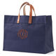 Personalized Navy Shopper Tote Image 2 of 2